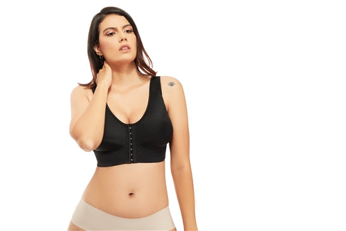 Surgical Bra With Back Support